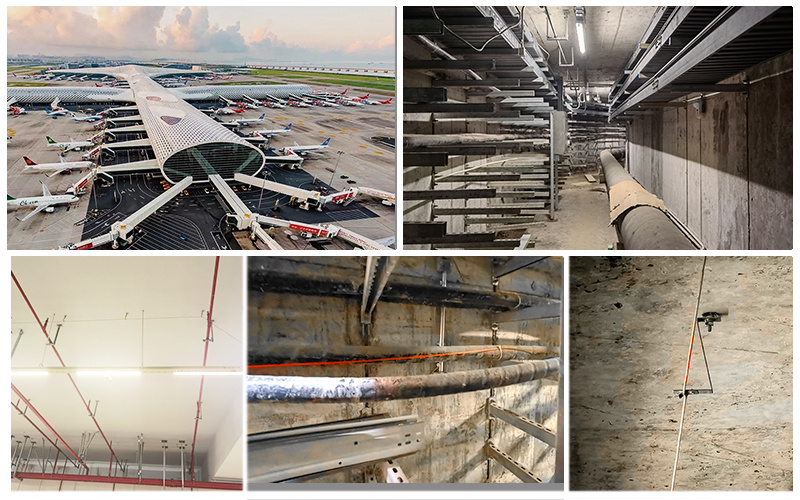 杭州蕭山國際機場綜合管廊溫度監(jiān)測項目